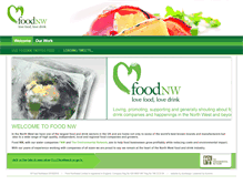 Tablet Screenshot of foodnw.co.uk